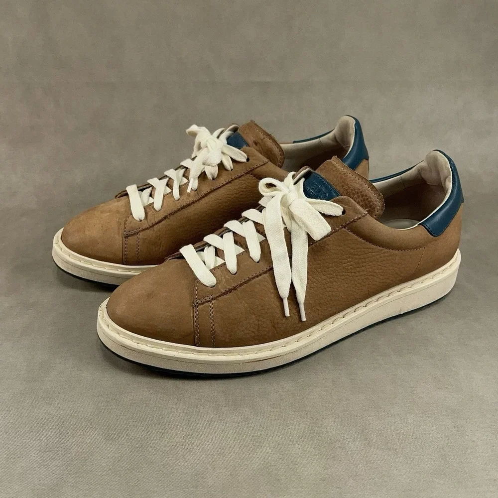 Brunello Cucinelli Men's Leather Low-Top Sneakers Size 41‎ US 8